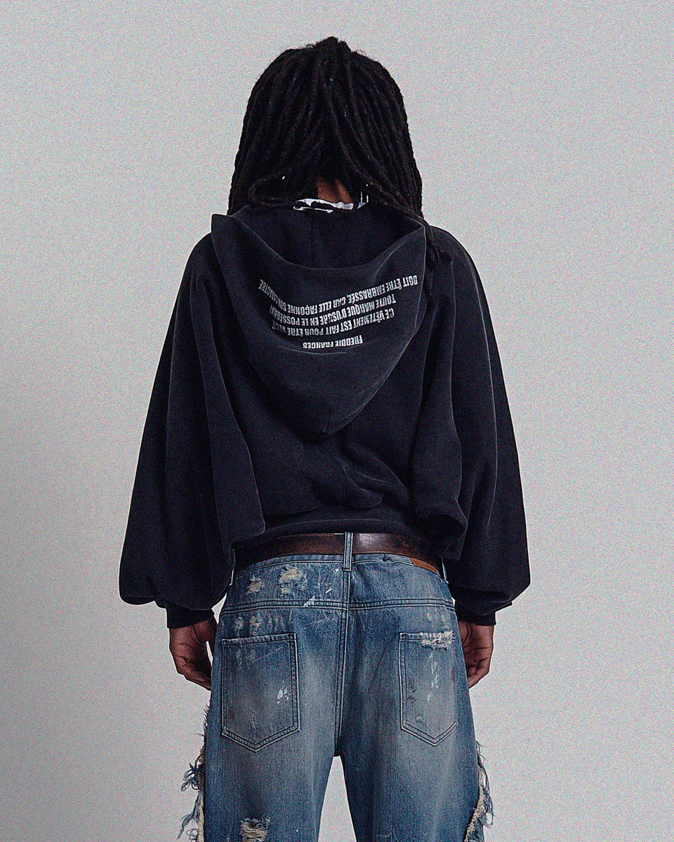 SWAN ZIP HOODIE – FreddieFrances