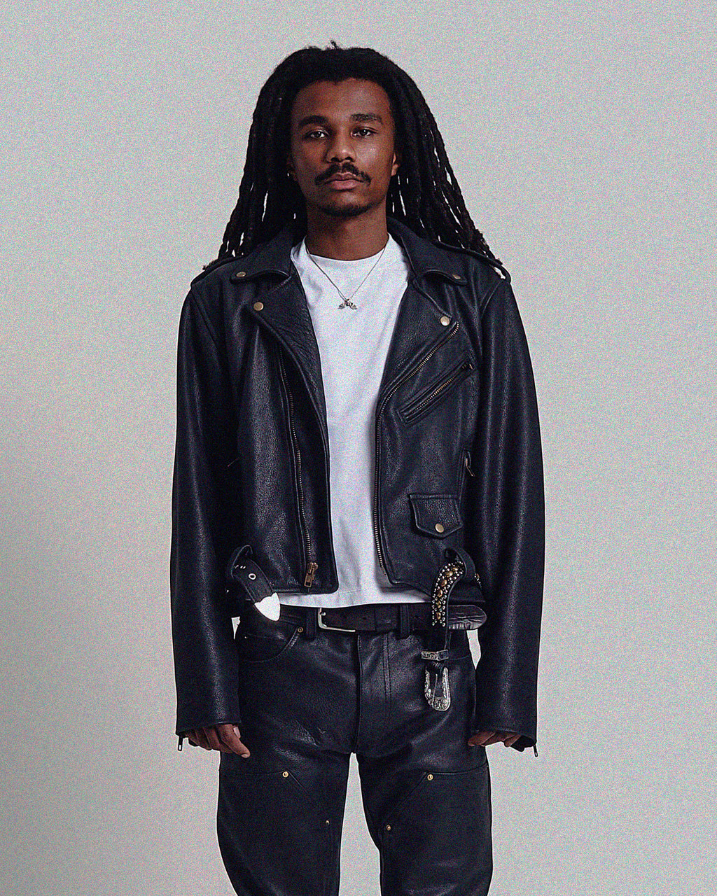 FRANZ LEATHER BIKER JACKET