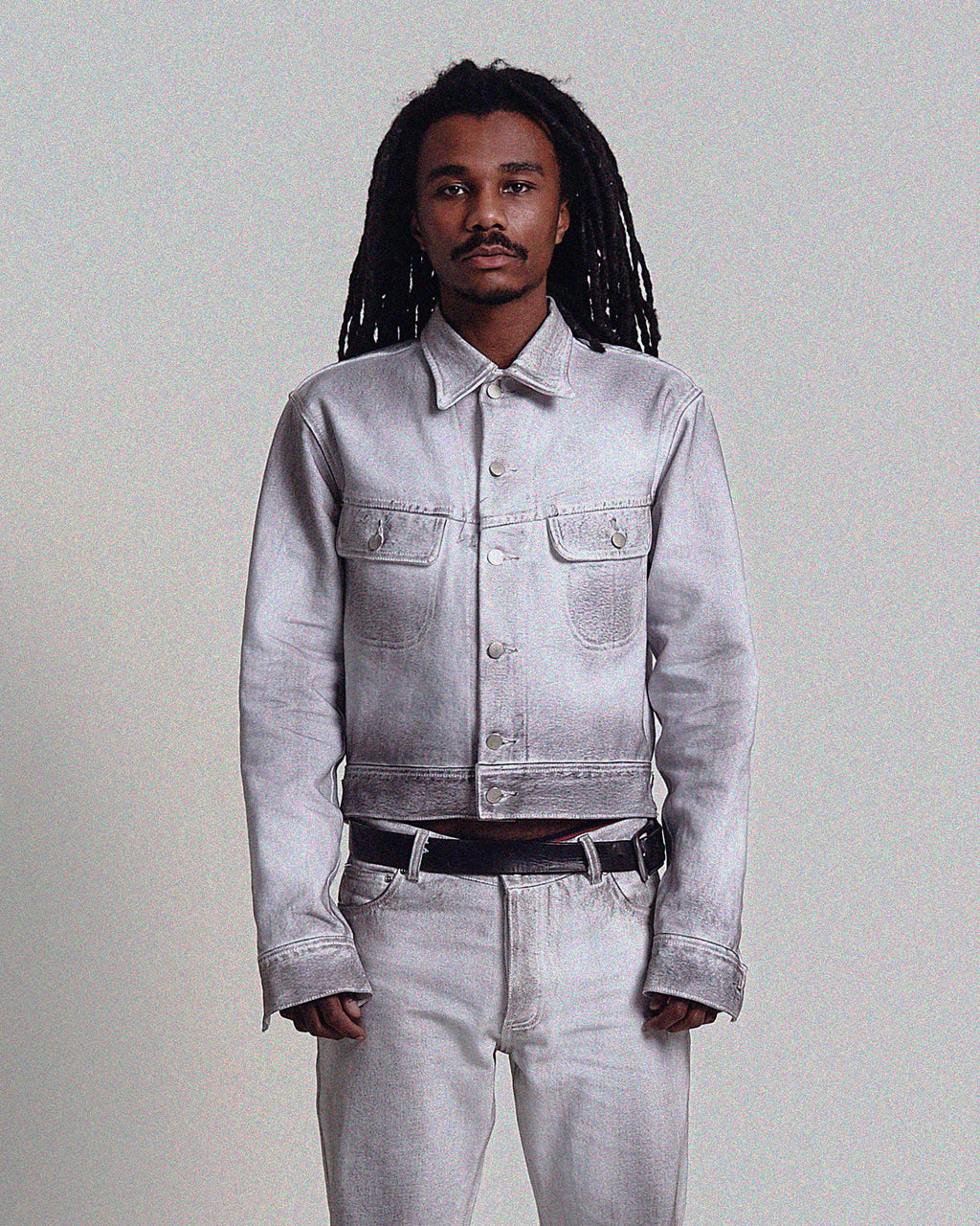 ALIX DIRTY WHITE TRUCKER JACKET