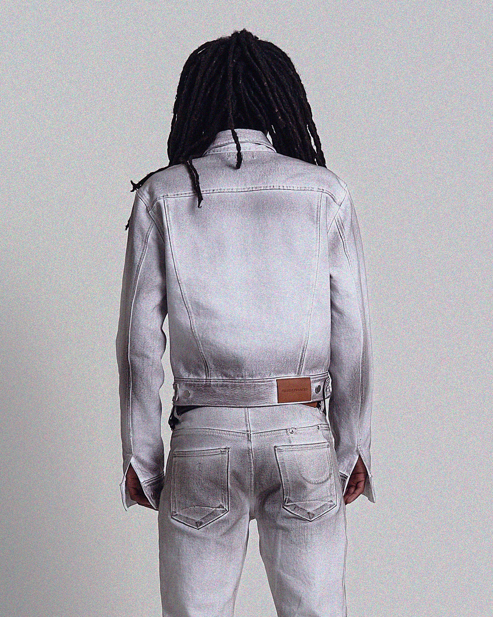 ALIX DIRTY WHITE TRUCKER JACKET